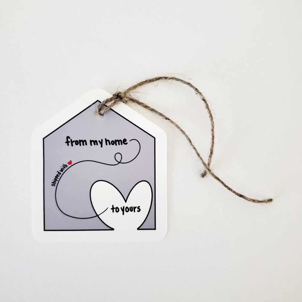 LB065 HANG TAGS From My Home Shipped with Love to Yours Package Tag [Price Firm] - Picture 3 of 7